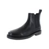 Donald J Pliner Mens Len-56 Chelsea Boot Shoes, Black Desert Calf, US 8