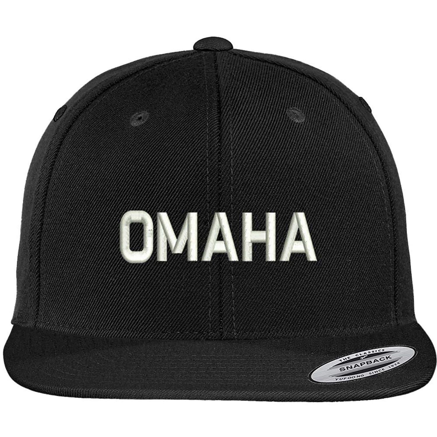 Trendy Apparel Shop Omaha Embroidered Flat Bill Baseball Cap