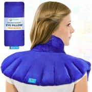 IGIA Neck and Shoulder Wrap Natural Moist Heat Therapy for Muscle Pain, Tension Relief, Aches, Migraines, Headaches, and Arthritis Instant Relief