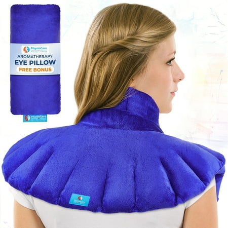 IGIA Neck and Shoulder Wrap Natural Moist Heat Therapy for Muscle Pain, Tension Relief, Aches, Migraines, Headaches, and Arthritis Instant Relief