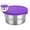 Purple, variant on Dvruxg Stainless Steel Snack Containers for Salad Dressing Container To Go Small Snack Box with Silicone Lids Easy Open LeakProof Reusable Metal Lunch Box