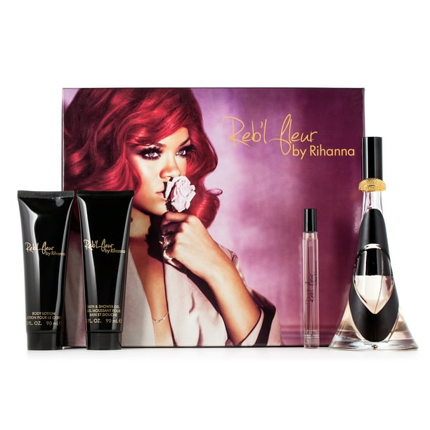 Rihanna Reb'L Fleur Perfume Gift Set, 4 Pieces