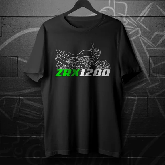 VINTAGE Kawasaki ZRX1200 R S - Motorcycle T-Shirt for Riders