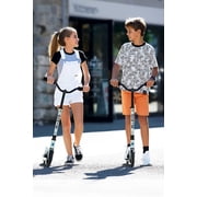 Micro Kickboard Speed Deluxe Kick Scooter, Foldable, 180mm Big Wheels, Ages 8+
