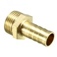 thumbnail image 3 of 5 piezas de conexión de púas de manguera de latón de 10 mm con púas x conector adaptador macho G3/8, 3 of 4