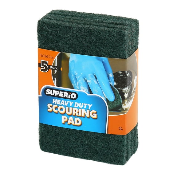 Heavy Duty Scouring Pad 5 Pack
