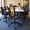 Sleek Black X 8, variant on Click365 AeroCore M110 Adult Mesh Mid Back Indoor Residential Ergonomic Office Chairs Hardware Kit, White