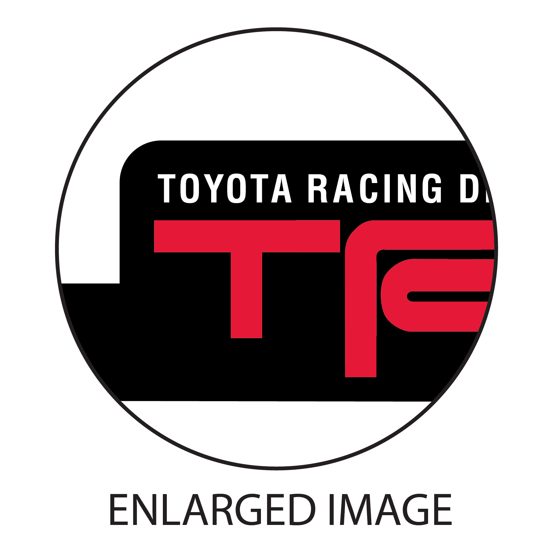 Toyota TRD Black Metal License Plate Frame