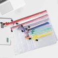 thumbnail image 3 of 18 Pack 8 Sizes Zipper Mesh Pouch, Waterproof Zipper File Bags Document Pouch Multipurpose Travel Ba, 3 of 5