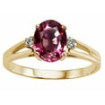 thumbnail image 2 of Tommaso Design� Oval 8x6 mm Genuine Rhodolite Ring, 2 of 9