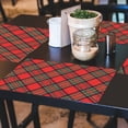 thumbnail image 2 of CounterArt "Christmas Plaid" 24 Sheet Reusable Premium Paper Stock Placemats, 2 of 6