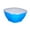 Blue, variant on Homerr Square Plastic Bowl With Lid Transparent Plastic Bowl Stackable Square Plastic Bowl with Lid Large Opening Space Saving Meal Prep Salad Kitchen Supply