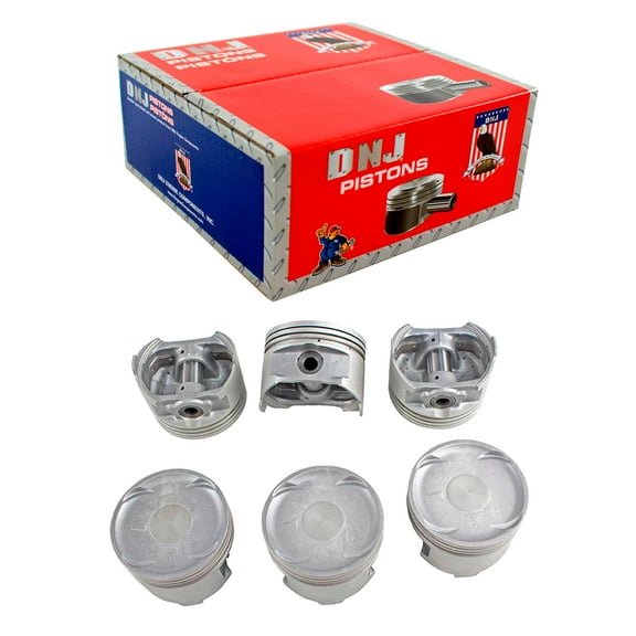 DNJ P126T Std. Complete Piston Set Fits Cars & Trucks 91-99 Dodge Mitsubishi Stealth 3.0L DOHC