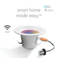 thumbnail image 3 of Globe Electric 50078 Wi-Fi Smart 4-Inch Color-Changing-RGB Tunable-White 10-Watt Retrofit Recessed Light Kit, 3 of 9