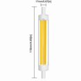 thumbnail image 3 of R7S 15W 118mm COB LED Bulb Linear Filament 360 Degree J118 Floodlight Bulb 1200LM Halogen Bulb Equivalent 120W Cool White (6000K-6500K) (Pack of 2) [E, 3 of 5