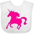 thumbnail image 3 of Inktastic Pink Unicorn Boys or Girls Baby Bib, 3 of 4
