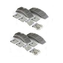 200Pc Gray Plain Hanging 1.5" x 1.5" Earring Card with Lip Jewelry Display Hang