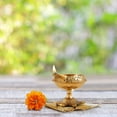 thumbnail image 5 of Shubhkart Solid Brass Oil Lamp Diya for Puja with Turtle Base, 5 of 10