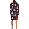 thumbnail image 2 of Friday the 13th Plush Men's Robe with Pockets and Belt, 2 of 4