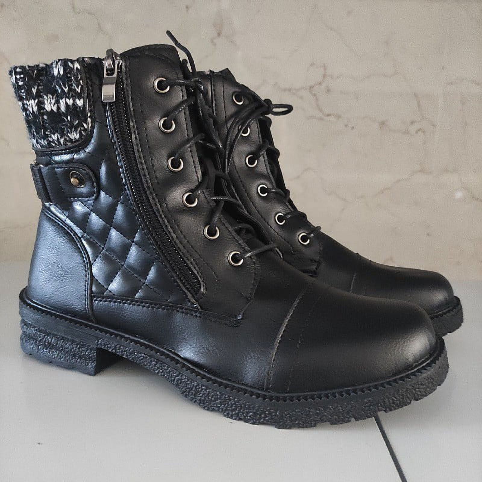 Summer Saving Clearance AXXD Mid-Calf Boots, Ladies Fall Autumn Snow Boots For Women Hiker Boots Women Shoes Knee-High Slouch Christmas For Shoes For Clearence
