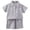 A1-Grey, variant on NIEWTR Kids Summer Outfits Toddler Boy Outfits 2T 3T 4T 5T Clothes Summer Kids Pattern Short Sleeve Button Down Shirt & Shorts Set(A1-Grey,11-12 Years)