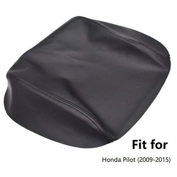 Fit for Honda Pilot 2009-2015 Leatherette Center Console Armrest Lid Cover (Black), 09-15 Pilot Console Armrest Cover
