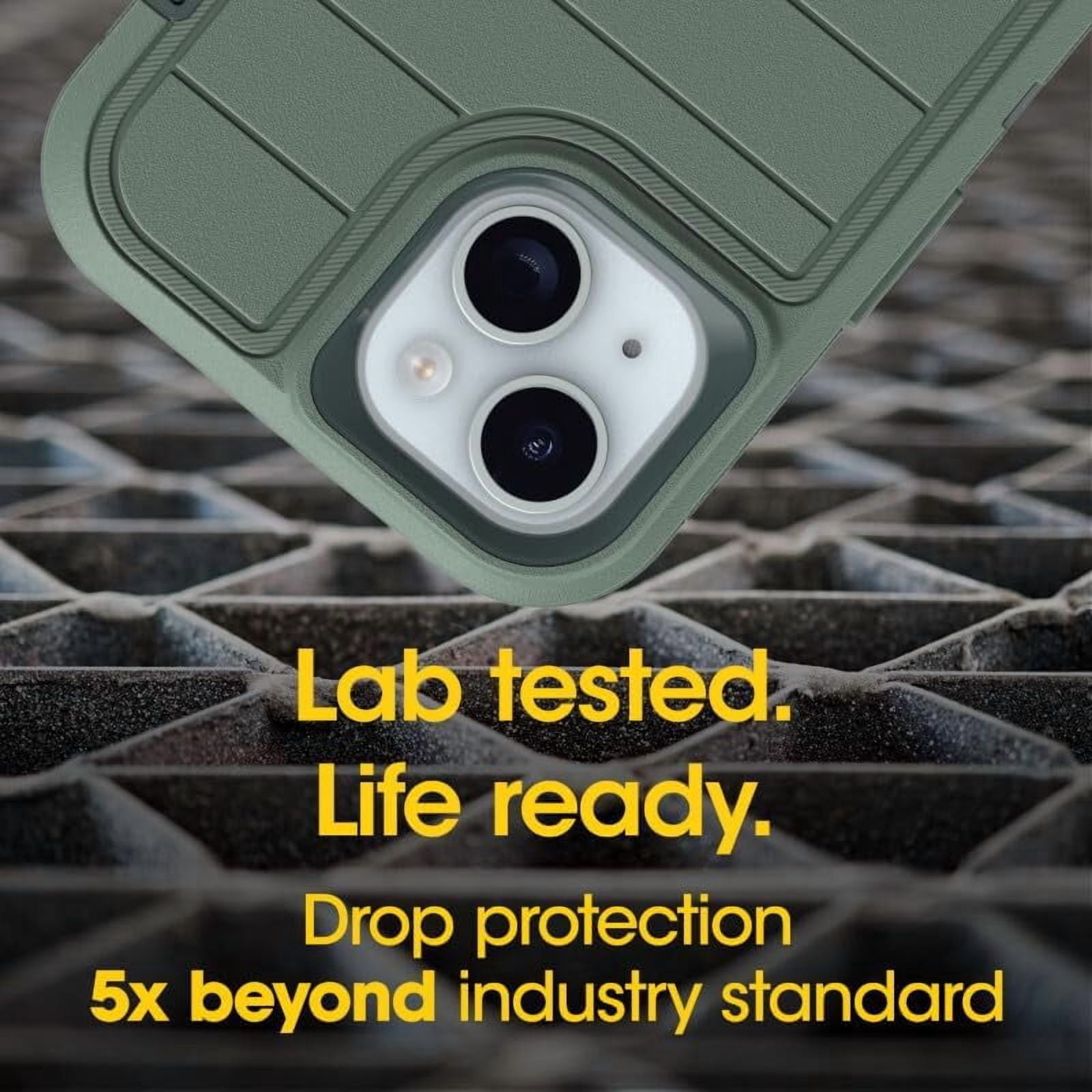 OtterBox iPhone 16e (Only) - Defender Series Pro Case - Forest Ranger (Green) - Screenless - Rugged & Durable - with Port Protection - Holster Clip Includes