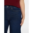thumbnail image 2 of Time and Tru Women's High Rise Denim Bermuda Shorts, 9" Inseam, Sizes 0-20, 2 of 6
