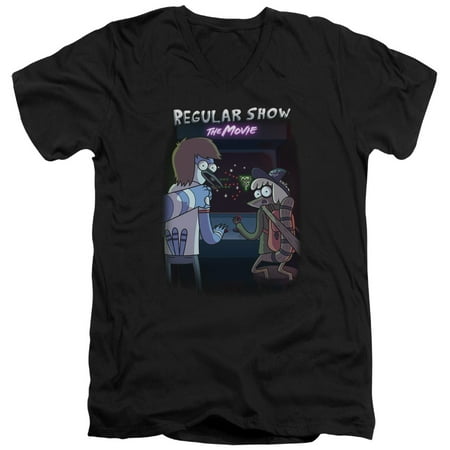 Regular Show Rs The Movie Officially Licensed Adult V Neck T Shirt
