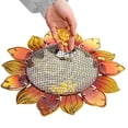 thumbnail image 2 of Greeniant Alimentador de animales salvajes para exterior, alimentación de girasoles, jardín, granja, árbol, colgante de pared, Metal, reutilizable, Suministros de alimentación y agua para mascotas Greeniant PT004249-01, 2 of 6