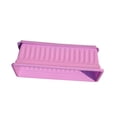 thumbnail image 3 of Resina Rectangular Maceta de Siembra Agujero de Drenaje Plantador de Flores Vegetales Bandeja de Plantas de Jardín en Casa Púrpura 44x19x14cm 3 Piezas Inevent HA6722-03B, 3 of 7