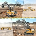 thumbnail image 5 of Freecat Remote Control Excavator Toys, 1:20 RC Construction Vehicles Toys for Boys 3 4 5 6 7 8+ Years Old, 11 Channel RC Excavator Truck with Light/Sound, Boys Kids Gift for Birthdays, Christmas., 5 of 6