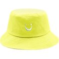 thumbnail image 1 of Sombrero de pescador SmileFace para hombre, verano, viaje, playa, sol, bordado, exterior, gorra para hombre y mujer, 1 of 5