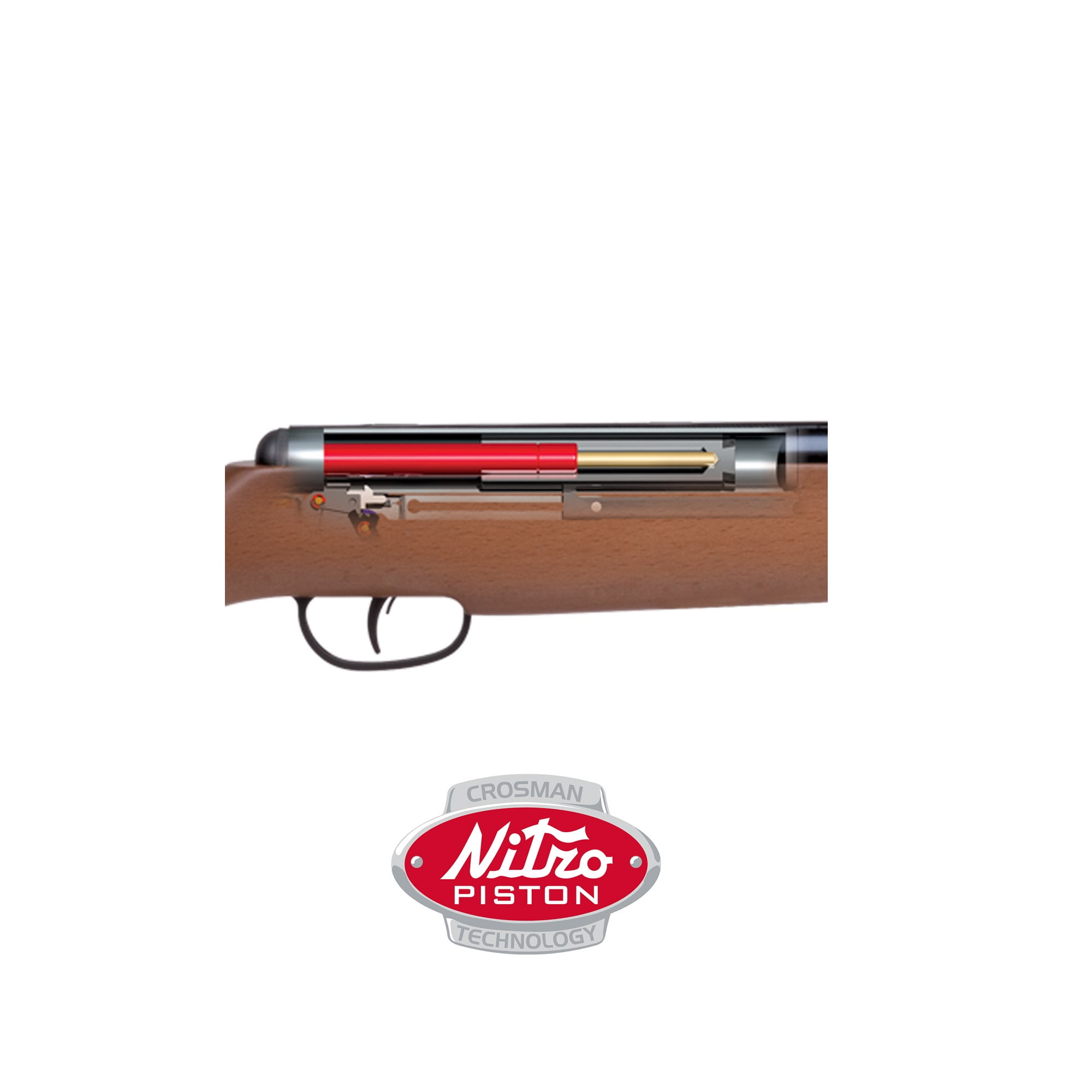 Crosman Vantage Break Barrel Pellet Air Rifle Nitro Piston .22 Cal.