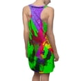 thumbnail image 7 of Women's Cut & Sew Racerback Dress (AOP) Flamin' Neon, 7 of 7
