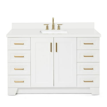 Ariel Q055swqrvo Taylor 55" Free Standing Single Basin Vanity Set - White