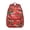 Red, variant on Hawaii Tropical Wind Palm Leaves Bookbag: Perfect Gift for High School and College Students, Durable Lightweight Laptop Daypack with Large Capacity for Campus Commute