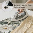 thumbnail image 5 of ZIATUBLES Daisy Eucalyptus Leaf Print Ironing Pad for Table Top Portable Ironing Mat Blanket Foldable Ironing Board Replacement for Washer Dryer Countertop Travel, 31.5" x 19.6", 5 of 7