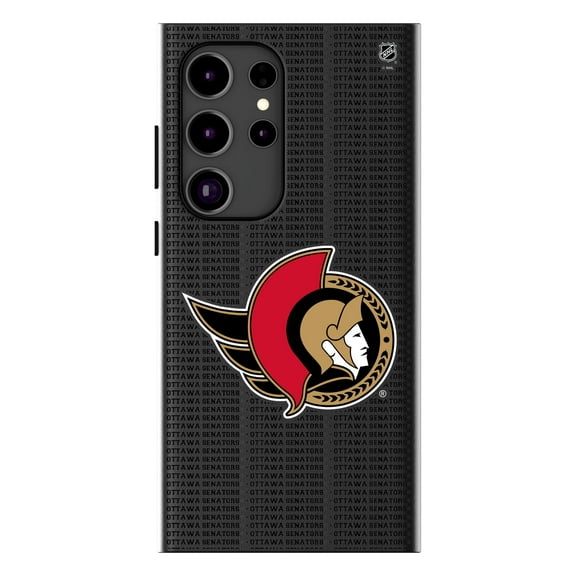 Keyscaper Ottawa Senators Text Backdrop Galaxy Magnetic Bump Case