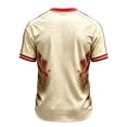 thumbnail image 4 of 2026 Soccer Jerseys Shirts for Men Country Team Short Sleeve Crew Neck Fan International Football Shirt Retro Streetwear Top, Beige L, 4 of 4