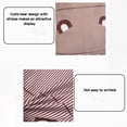 thumbnail image 3 of Labymos 1-Pack Cute Bear Bib Apron Cartoon Design Polyester Stripes Cooking Apron with 2 Pockets, 3 of 8