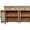 Antique Brown, variant on AENKYO 59" Farmhouse Sideboard Buffet, Distressed Wood Credenza with 3 Drawers & 4 Fluted Glass Doors, Brown