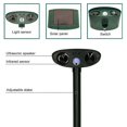 thumbnail image 3 of Solar Powered Ultrasonic Animal Repeller Universal Outdoor Solar Powered Motion Sensor Infrared Repellent, 3 of 5