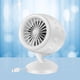 thumbnail image 5 of Mesa de escritorio portátil ventilador de refrigeración USB aire circulador blanco Zulema Ventilador, 5 of 8