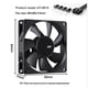 thumbnail image 2 of Computer Case Fan 80mm 4-Pin PWM High Airflow Ultra-Thin Cooling Fan, 2 of 5