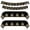 Black, variant on 3 Pack Graduation Tablecloth,Graduation Decorations Class of 2026 Graduation Party Decorations,54"x108" Black and Gold Plastic Table Cloth Disposable Rectangle for Home,School,Party Supplies