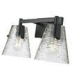 thumbnail image 2 of 1101-2V-MB-Z-Lite-Analia - 2 Light Bath Vanity In Modern Style-9.25 Inches Tall and 16.5 Inches Wide-Matte Black Finish, 2 of 7