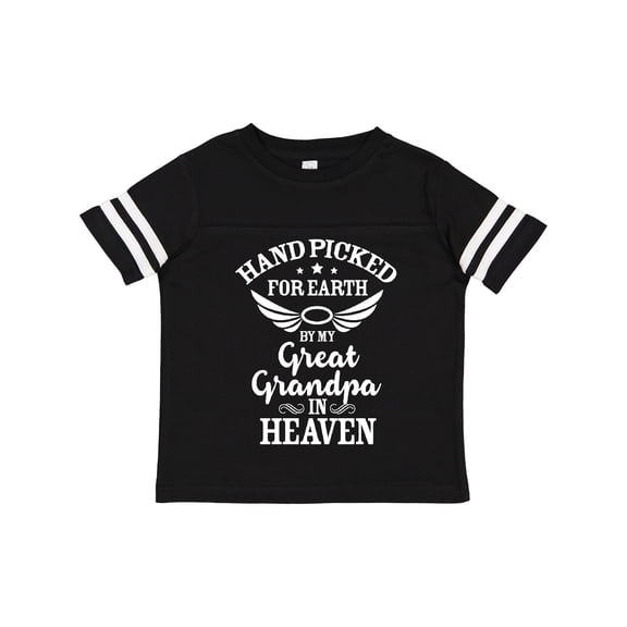Inktastic Handpicked for Earth by My Great Grandpa in Heaven Boys or Girls Toddler T-Shirt