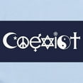 thumbnail image 2 of CafePress - Coexist Body Suit - Baby Light Bodysuit, Size Newborn - 24 Months, 2 of 4