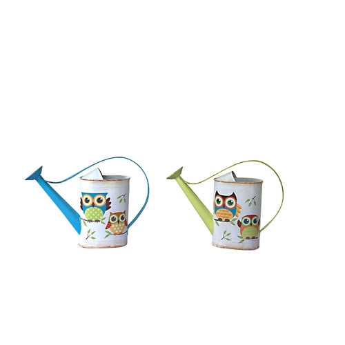 Attraction Design Home 2 Piece Garden Owl Watering Can Set by Attraction Design Home